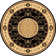 New Vision F. Aubusson Black Area Rug