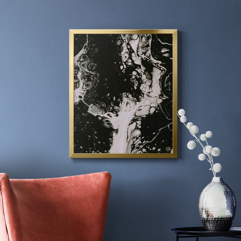 Toile encadrée de qualité supérieure C37 - prête à être accrochée, H 24 po x l 20 po, Or