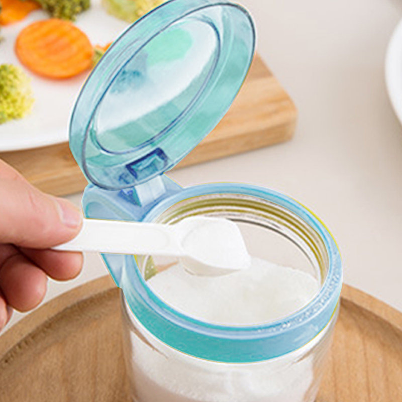 Bouteille d'eau Bocal à mélanger en verre Bocal d'assaisonnement pour cuisine MSG
