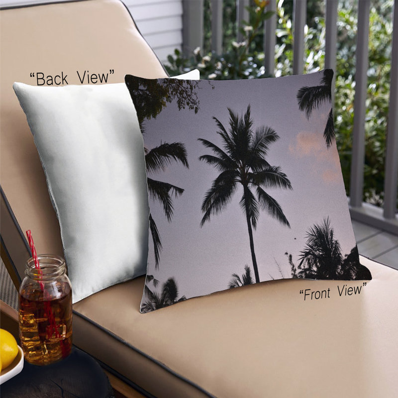 Coussin Plants Palm Tree, Synthétique