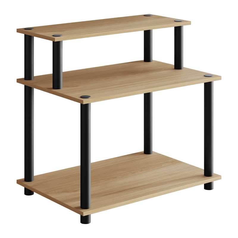 Tablette polyvalente à 3 niveaux Easy Twist, Chêne clair