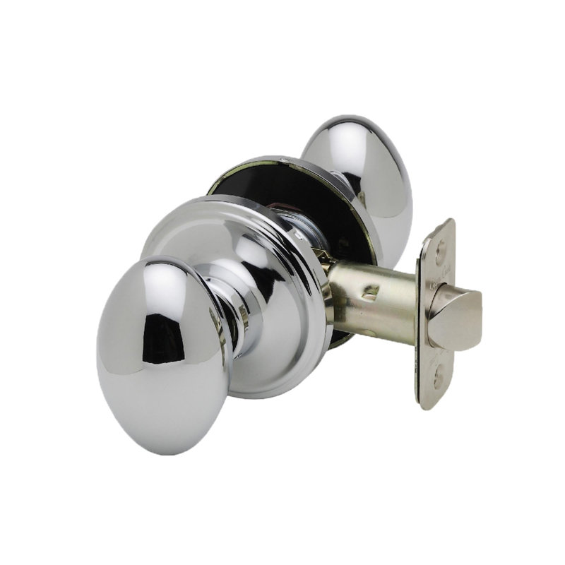 Egg 2.8'' Diameter Passage (Hall & Closet), Polished Stainless Chrome