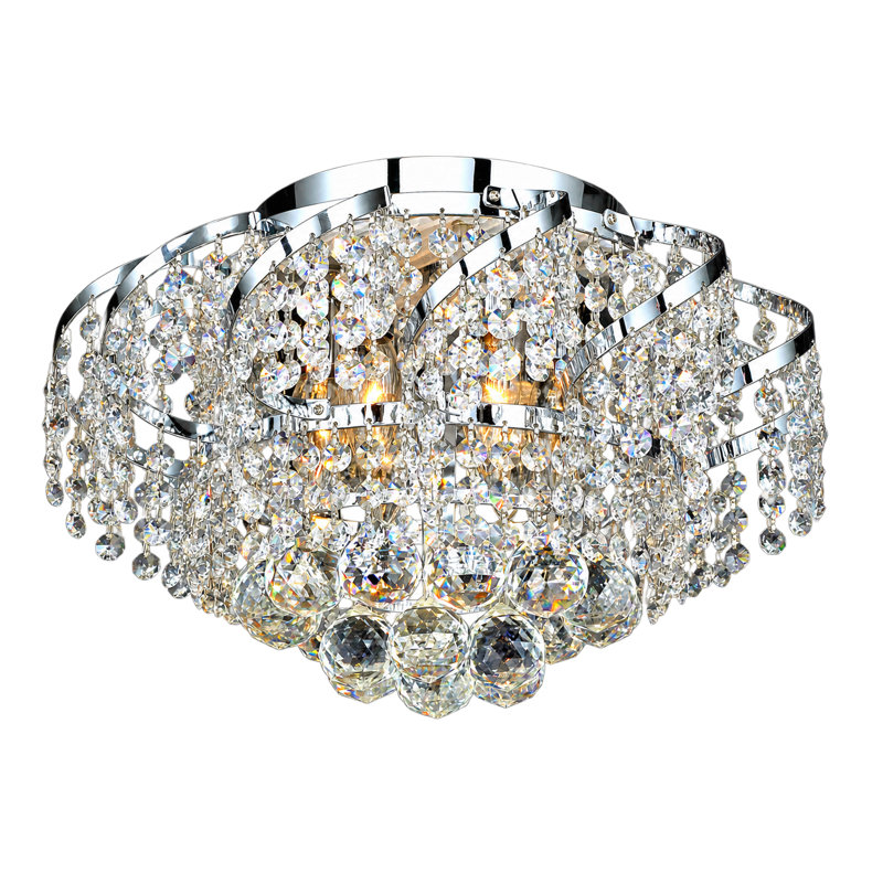 Zofia 4 - Light Dimmable Empire Chandelier, Chrome