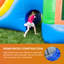 Toboggan aquatique pour enfants JumpOrange Pastel Rainbow