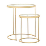 Shinde Glass Top Nesting Tables