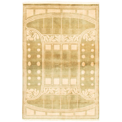 Wool Abstract Indoor Rug