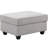 Linen 8Pc Modular L-Shape Sectional Sofa And Ottoman