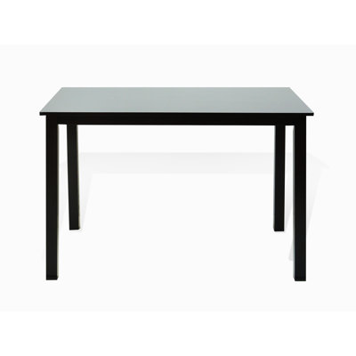 Rectangular with Solid Wood Base Dining Table