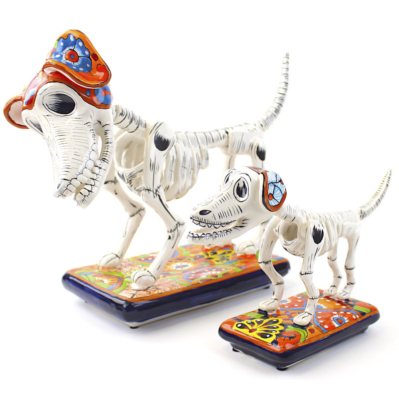 Dia De Animals Figurines & Sculptures, 7" H x 4" W x 10" D