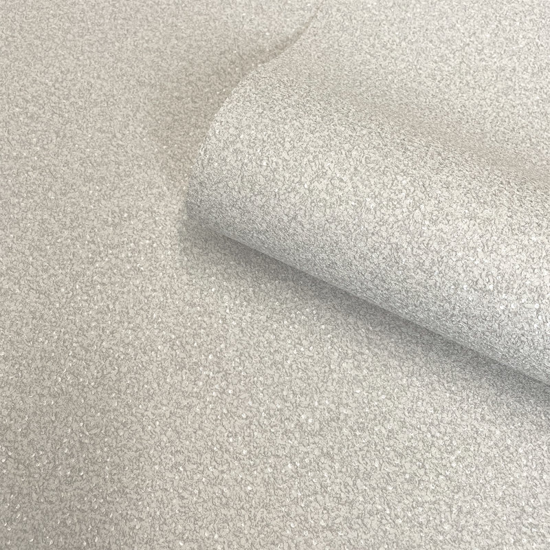 Leboff 10.05m x 53cm Texture Wallpaper Roll, Grey