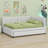Upholstered Daybed With Trundle Sofa Bed Frame-1699935789
