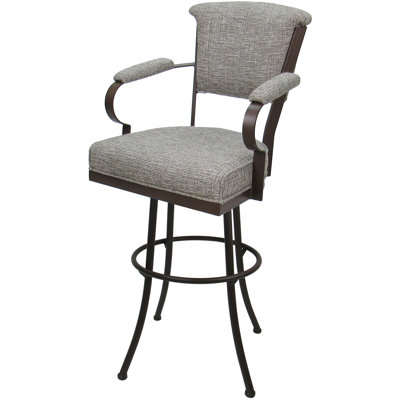 Tabouret pivotant en métal Bethel