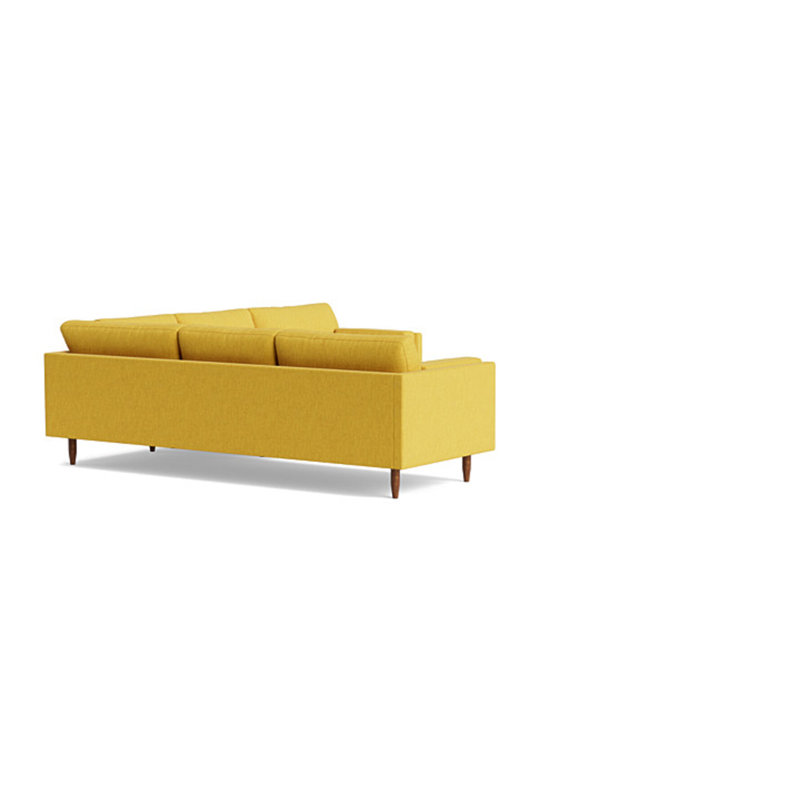 Skinny Fat Sectional, Performance Weave - Natural, Left Hand Facing