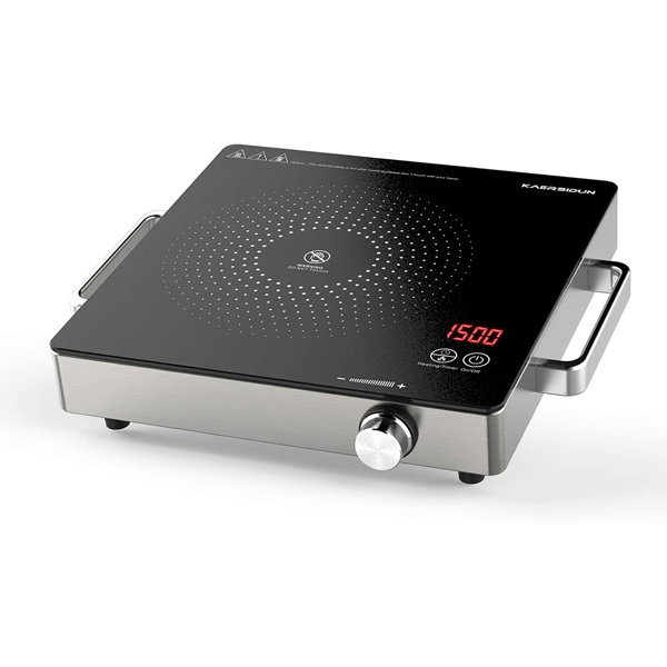 Reviews for MegaChef Portable 2-Burner 5.5 in. White Hot Plate with  Temperature Control