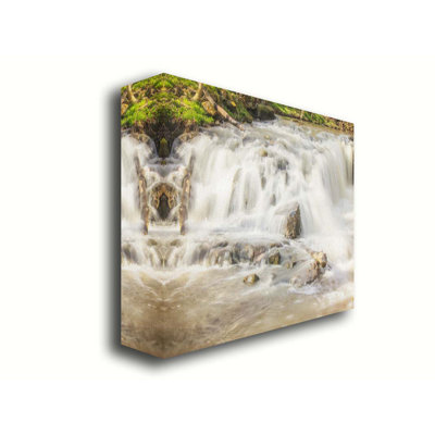 Old Mill Falls par Hal Halli. Toile giclée sur toile