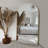 Leeron Oversized Arch Solid Wood Floor Mirror with Stand-957263414-957263418