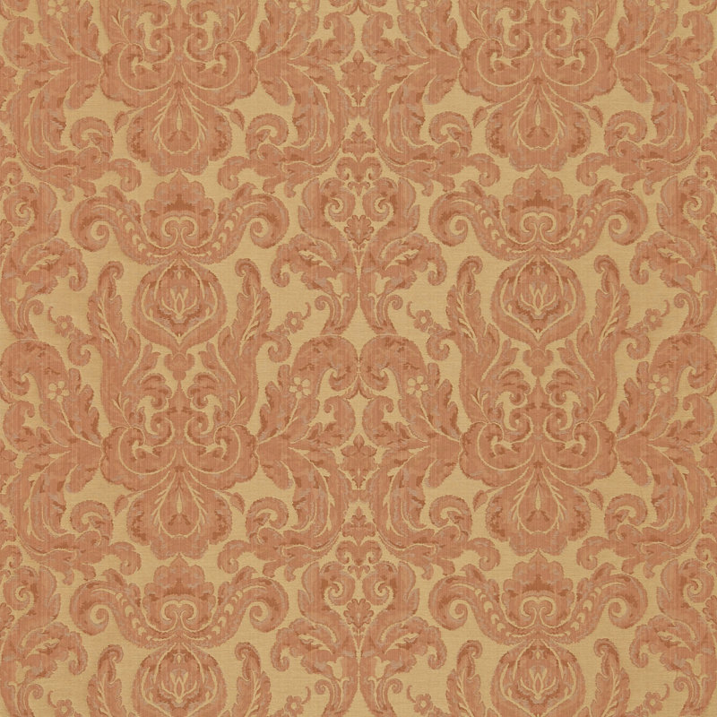 Brocatello Fabric, Terracotta