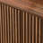 67-Inch Modern Wavy Sideboard, Curved Contour Design Storage Cabinet, 6-Door Cabinet With Storage Function, Suitable For Kitchen / Bedroom / Living Room, Walnut, 67.0"L X 15.7"W X 27.7"H-166559084