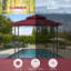 1.5m W x 2.5m D Metal Soft-top Gazebo-429347098
