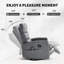 Fauteuil inclinable manuel chauffant avec chaise berçante et pivotante-1362454971-1373934810-1373934821