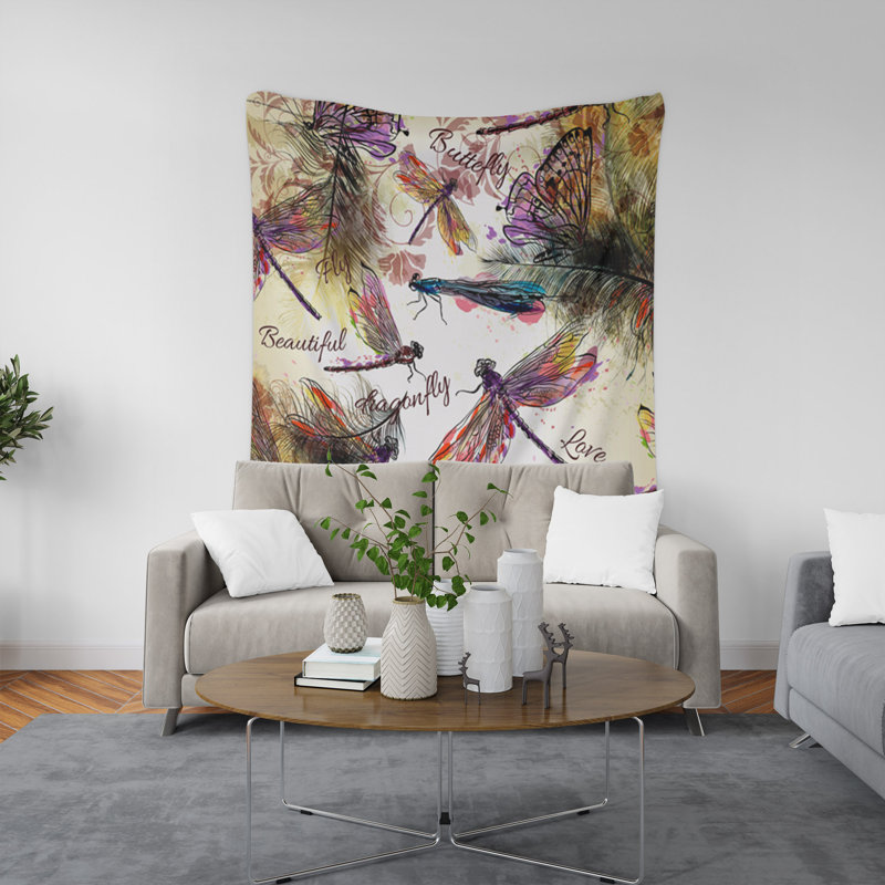 Tapisserie murale, H 60 po x l 51 po