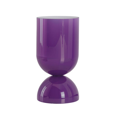 9" Modern Glass Table Lamp with E12 Base & In-Line On/Off Switch – Compact Accent Lighting for Bedroom or Living Room