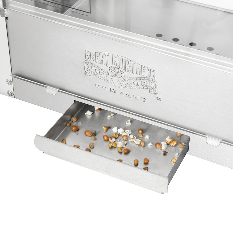 Great Northern Popcorn Lincoln Popcorn Machine with Cart - 8oz Popper with Stainless-Steel Kettle by Great Northern Popcorn