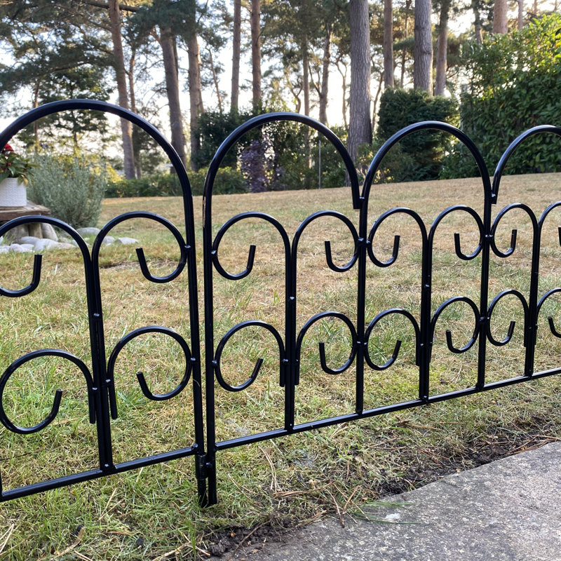 Lawn Edging 41cm H x 45cm W Metal Lawn Edging