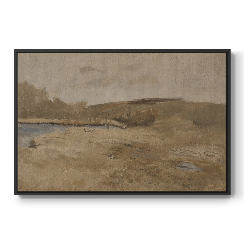 "Vintage Landscape-DCXV III" sur toile, Noir, H 25 po x l 37 po