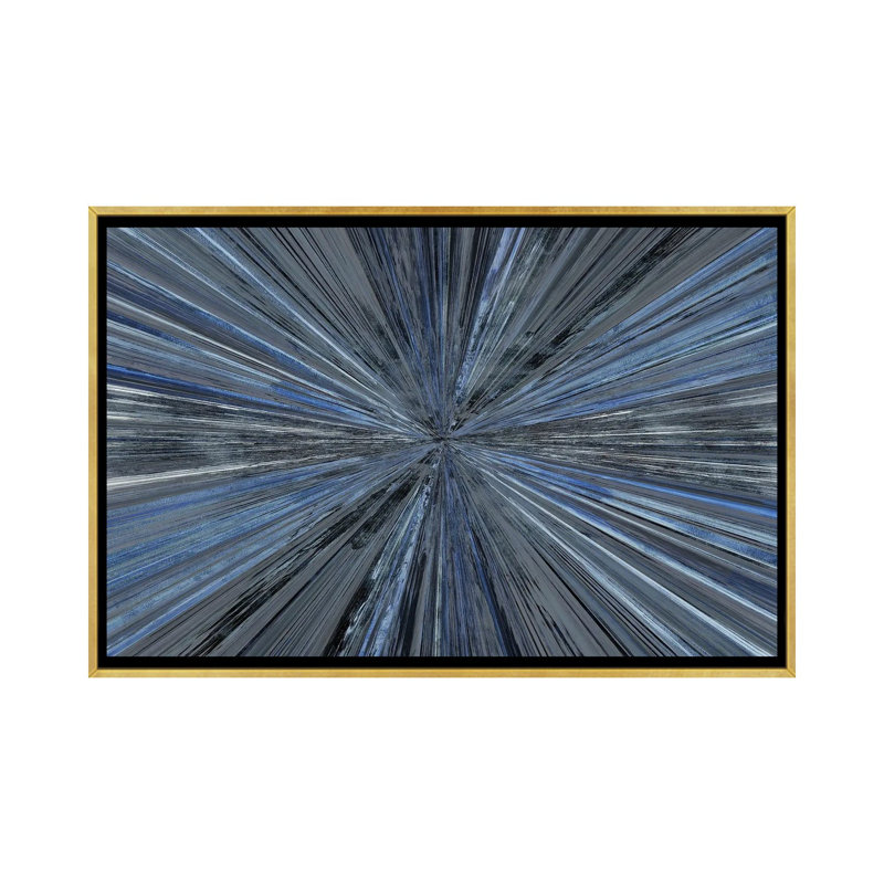 Lumière chatoyante I, Inversé, Toile à cadre flottant doré, H 32 po x l 48 po