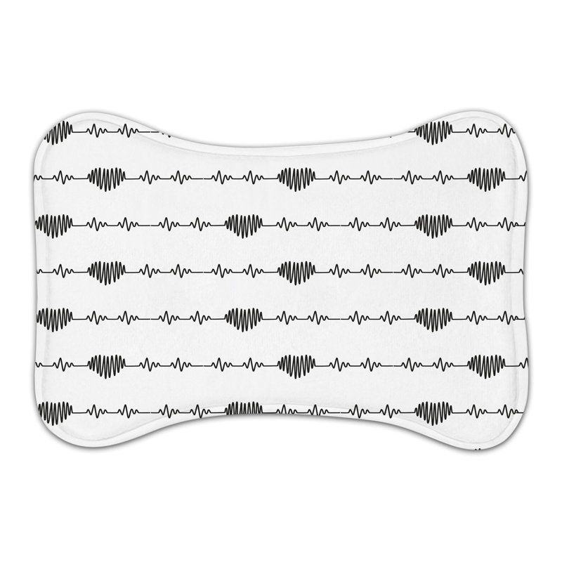 Halloween Pulse - 1 Piece Bone Shape Feeding Mat, XL (18")