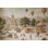 Décoration murale amovible de papier peint ciel nuageux Palace Garden