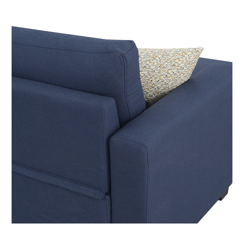 Canapé-lit modulaire réversible Pensole, Bleu