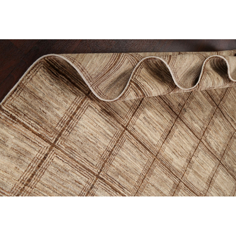 Checkered Gabbeh Area Rug 6x10