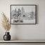 «Old Christmas Country Barn» par Lori Deiter, reproduction d'art