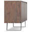Lowry - Grand buffet à 4 portes - Brun anthracite patiné
