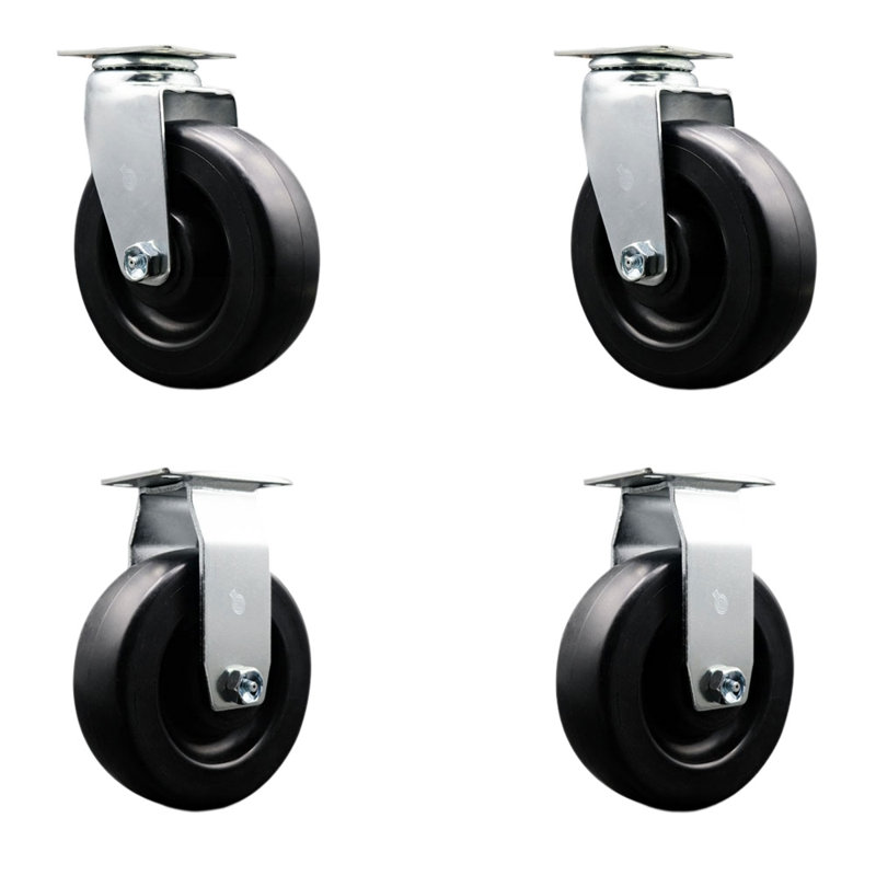 4 Piece Polyolefin Caster Set