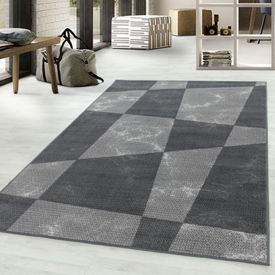 Leavy Abstract Flatweave Area Rug