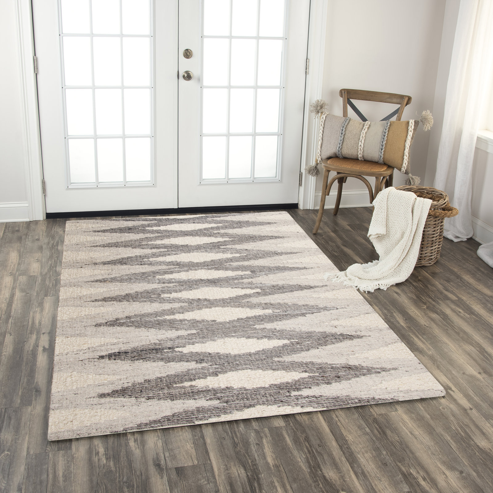 Homer Hand-Woven Moroccan Rug, Rectangle 9' x 12'
