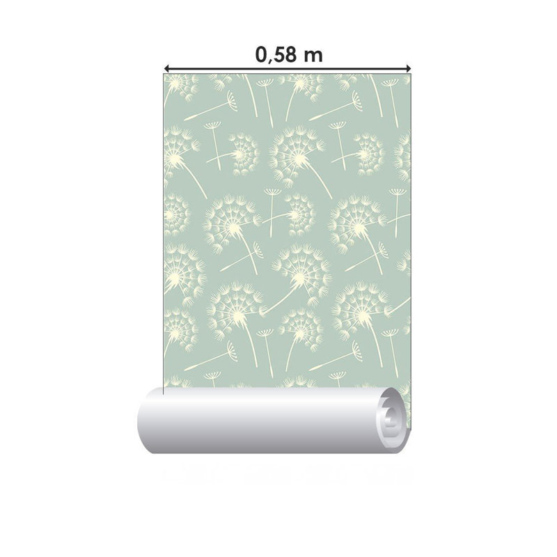 Rouleau de papier peint adhésif lisse L 126 po x l 24 po Aulander