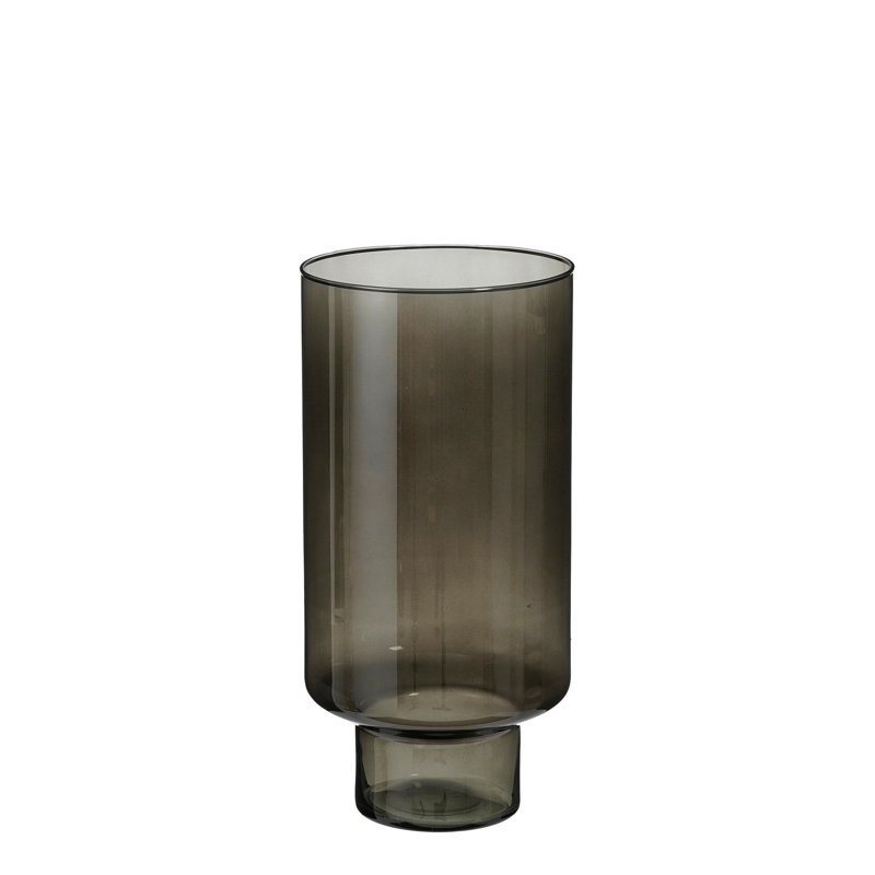 Almagul Glass Table Vase, Black