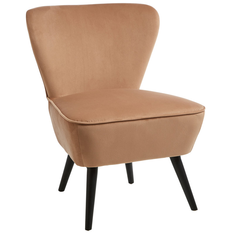 Annabel Upholstered Slipper Chair, Natural