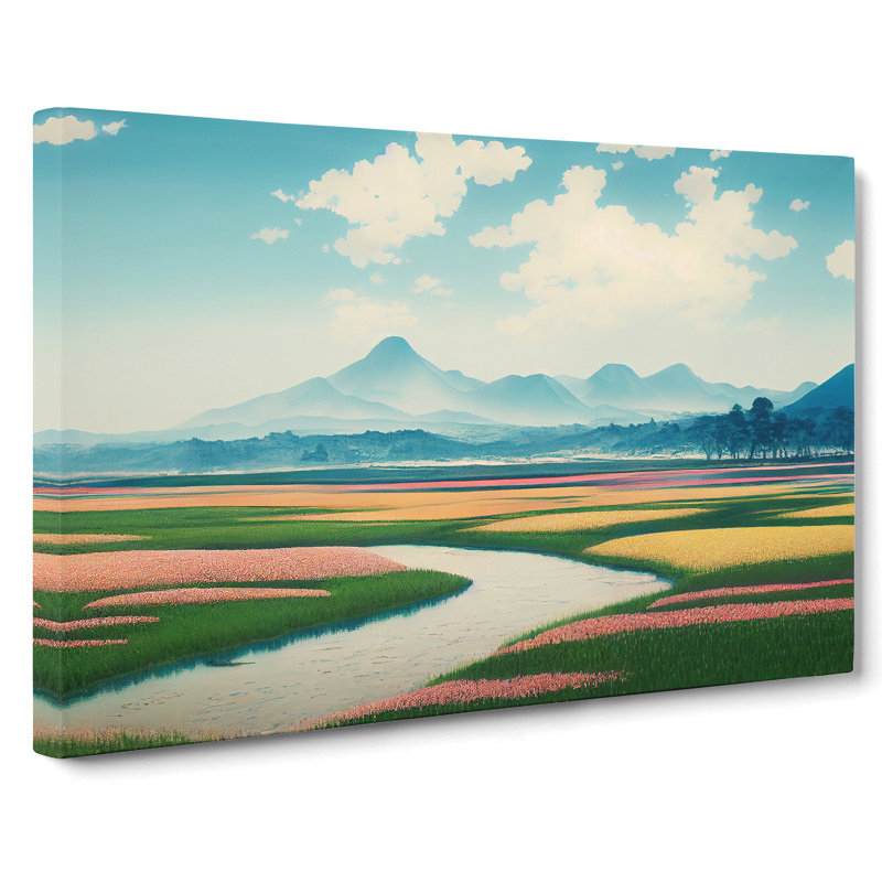 Mountain River Vol.1 - Wrapped Canvas, 40cm H x 60cm W x 3cm D