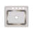 Lustertone 25" L x 22" W Drop-In Kitchen Sink-9253745-41805178