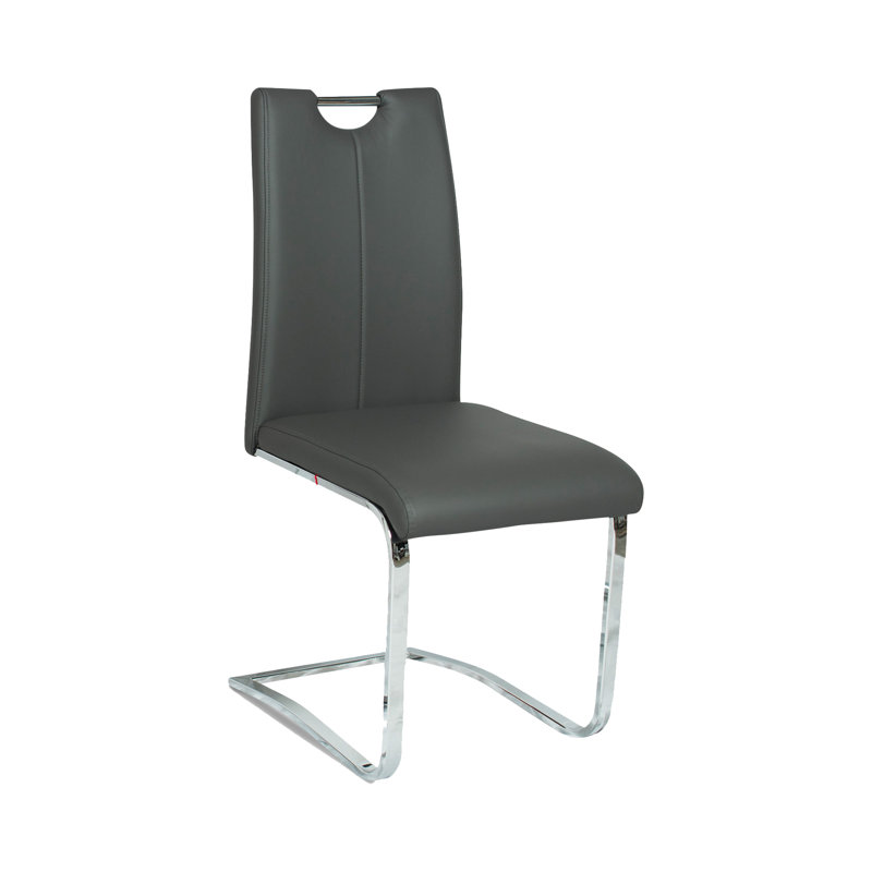Commer Upholstered Side Chair in Grey
