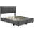 Clarence Finch Maxwell Upholstered Storage Bed with Tufted Adjustable Headboard, No Box Spring Needed, Easy Assembly-546610571-546610568