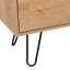Ensemble de 2 commodes modernes à 4 tiroirs avec pieds en métal Taylors pour le rangement dans la chambre à coucher