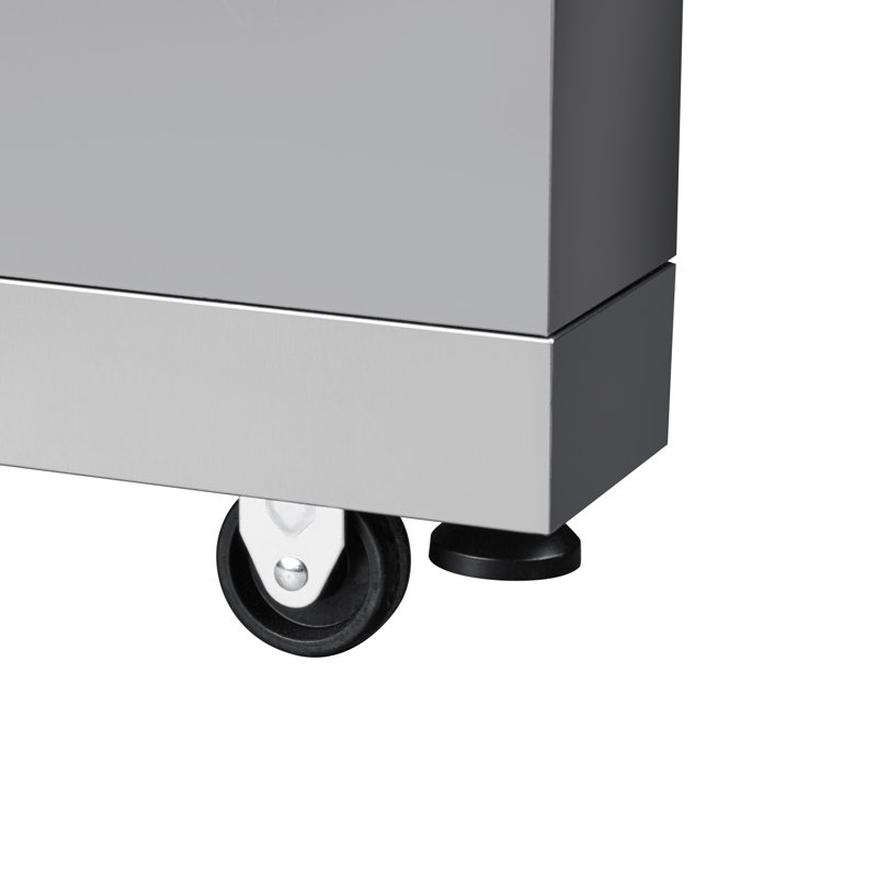 32 In. Outdoor Cabinet Kitchen For Refrigerator In Stainless-steel (km-oks-ucrcab)