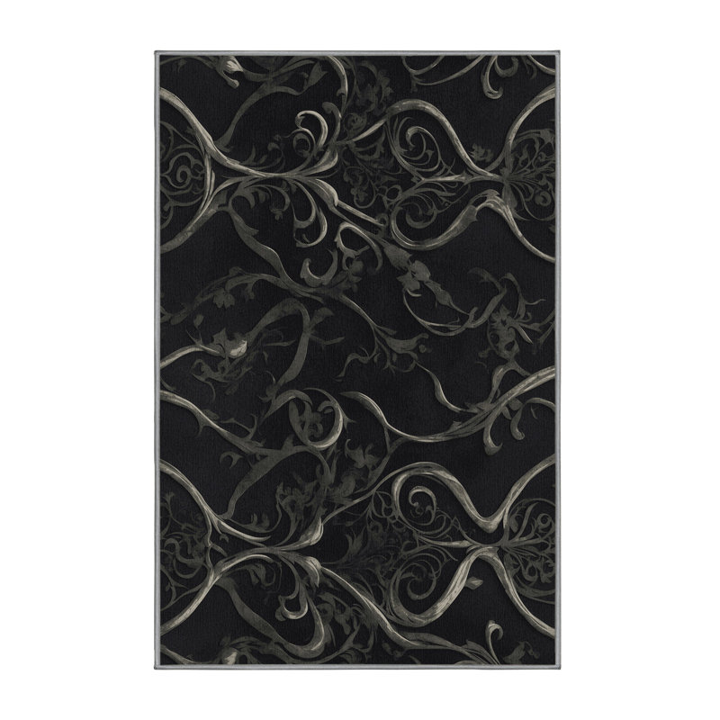 Lunar Ivy Rug, Rectangle 5' x 8'