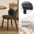 Kanalu Modern Dining Chair Set with Solid Wood Legs-1109626422-1109626419